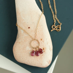 Pink Tourmaline Necklace